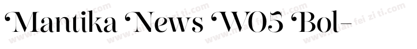 Mantika News W05 Bol字体转换